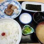食事処 ときわ - H24 11/15の朝定食　　　３８０円 