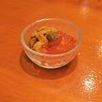 鮨 井上 - ウニとイクラ