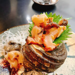 ちから寿し - サザエ刺身