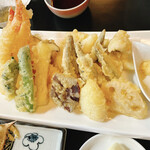 ちから寿し - 天ぷら盛り合わせ