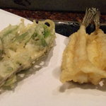 Tenhiro - 山菜とメゴチ