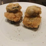 エノテカ・ラ・リコルマ - 2012/11　穴子と王様しいたけのフリット