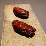 茶禅華 - 飴がけの手羽