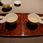 茶禅華 - 杏仁豆腐、冷たいもの、温かいもの