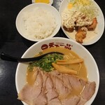 天下一品 - チキン南蛮定食(小・屋台の味)チャーシュートッピング