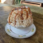 ザ・ヒルトップテラス奈良 - 追いキャラメルソースかけた後　まだ少し残ってた