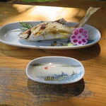 Motoya - 鮎の塩焼き　800円