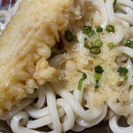 ベルク - ぶっかけうどん（讃岐うどん）2割引　158円いか天　半額　98円