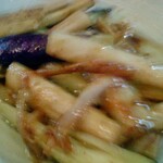 紋乃丞 - なすごぼうの味噌炒め