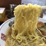 らーめん 蘭 - 麺アップ