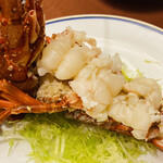 中国料理 桃花林 - 伊勢海老の湯引き 特製ソース