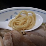 Menya Tokimeki - ちゃんぽん・小(700円)　麺アップ