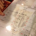 誤植だらけのメニューがリアル！