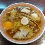 中華そば えもと - 月見中華そば