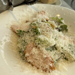 北海道イタリアン Mia Bocca - 北海道中札内鶏の”白雪”シーザーサラダ