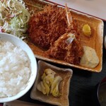 Maruichi Tei - ミックスフライ定食 1050円