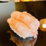 登喜和鮨 - 佐渡産の南蛮海老