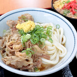 こがね製麺所 - 肉ぶっかけ冷