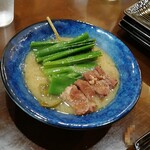 串焼き 巴 - 青ネギ煮