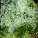 赤乃れん - 自分の3杯目、〆のミルク宇治みぞれちょこっと盛りです