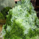 赤乃れん - 自分のお代わりミルク宇治みぞれです、相方食べるのが遅い(^-^;