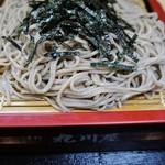 丸川屋 - 「ざるそば」下側から撮影です(11/19UP)