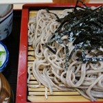 丸川屋 - 「ざるそば」左側から撮影です(11/19UP)