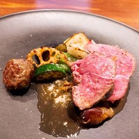 ダ ゴトウ - ⚫肉料理「和歌山産仔鹿  2種の調理方法で」