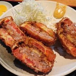 味処こまつや - トマトメンチカツアップ