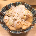 すみれ - 鶏皮の味噌煮込み450円