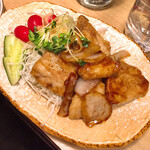すみれ - 豚バラ肉しょうが焼き650円