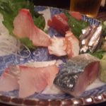 刺身の盛り合わせ（小いわし入り）
