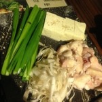 DENRAI - おかわり☆(もつ・ごぼう・ニラ・豆腐)