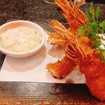 とんかつ マンジェ - 天使の海老フライ