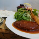 グリーンピース - Ｂランチ　ハンバーグ