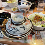 Tokachi Butadon Ippin - 大盛り豚丼セット（1,170円）