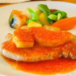 欧風料理店 グリーングラス - 料理写真:豚ロースのステーキ　トマトソース