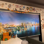 らーめん光 - 店内  ハロウィン仕様  ここ一部だけど店内全て色々飾り付けしてある