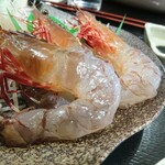 姫路まえどれ市場 - 足赤海老3匹♥♥(人*´∀｀)