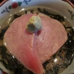 亀喜寿司 - ◆お茶漬け◆ メバチ鮪マグロ９０㎏超級 尾に近いヴイ。ハガシ。漬け。お茶漬け