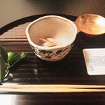 河文 - 白身魚の昆布締め