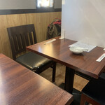 中国料理 峨嵋山 - 座席がテーブルに改装されていました