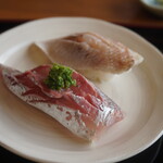 小笹寿し - 鯵と春子