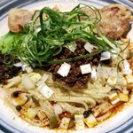 ラーメン巌哲 - 排骨汁なし担々麺