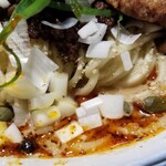 ラーメン巌哲 - 排骨汁なし担々麺