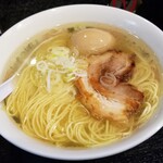 塩そば専門店 桑ばら - 本鮪丼と秋刀魚香油のかけそば