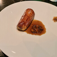 ラ・ボンヌターブル - 松茸のパイ包み、酢橘、柚子餅