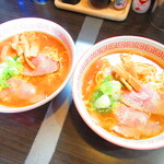 ラーメン ふくや - ２人の醤油ラーメン５００円（税込）【２０２１年１０月】