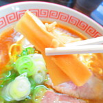 ラーメン ふくや - 醤油ラーメン５００円（税込）のメンマのアップ【２０２１年１０月】