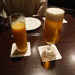 ノルテ - オレンジジュースとビールで乾杯です！